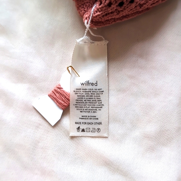 Wilfred Aritzia Blush Pink Knit Cardigan Oversize XXS XS - Picture 4 of 8